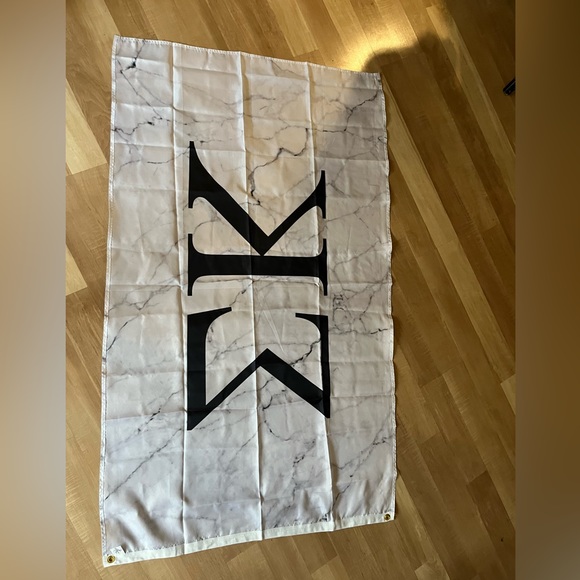 3X5 Sigma Kappa White Marble Flag #75 - Picture 3 of 4